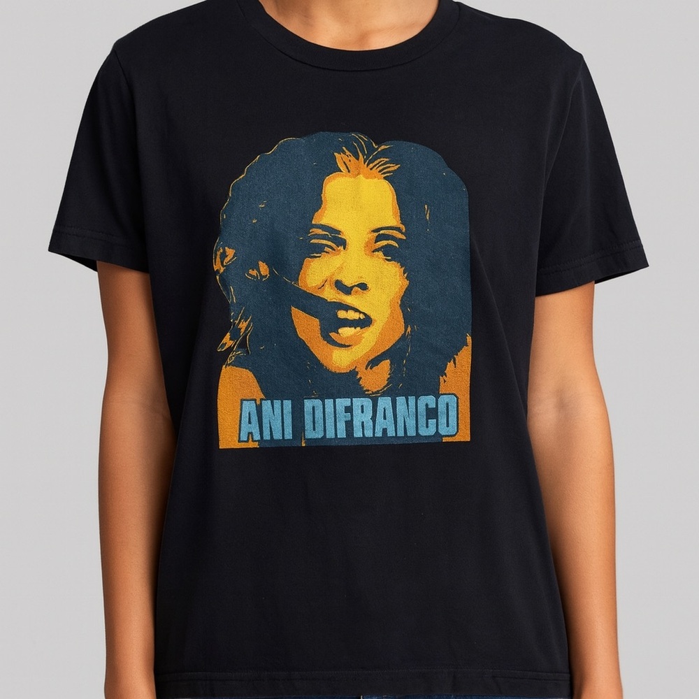 Vintage‎ Ani Defranco Graphic Tee Size Small